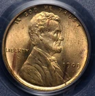 1909 VDB LINCOLN WHEAT CENT PCGS MS 64RD CRISP AND GLOWING ORIGINAL RED SURFACES