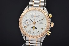OMEGA 3336.20 Speedmaster Triple Calendar Moon Phase K18PG Chronograph 1150 #010