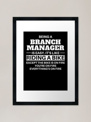 Filialleiter Radfahren Gerahmt Gerahmt Wandbild Poster Leinwanddruck Bild