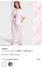 victoria secret pajama set Long- Modal-Cotton Size Small Short