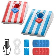Inflatable Floating Cornhole Boards with 8 Water Bags, 3x2ft Corn Hole Games ...