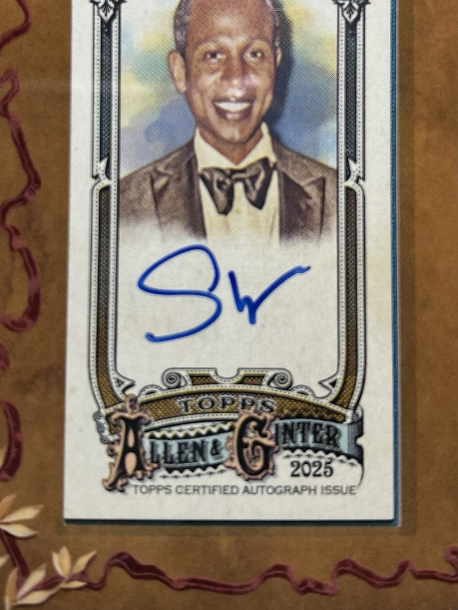 2025 Topps Allen and Ginter Mini Framed Autograph On Card #MA-S