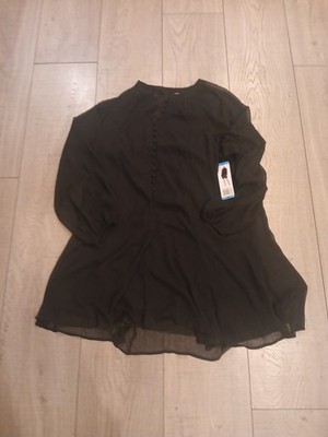 Joie Black Womens large Balloon Sleeve Dress New With Tags $378.00 Retail Value