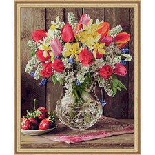 Schipper Greetings from a Cottage Garden Paint by Number Kit