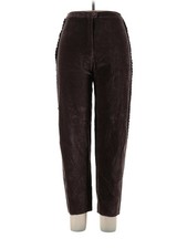 Paco Rabanne Women Brown Velour Pants 42 eur