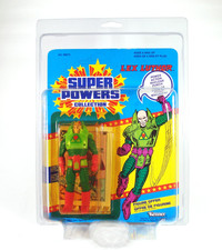 Kenner Super Powers 1984 LEX LUTHOR French Canadian Unpunched with Protector