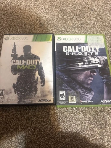 Call Of Duty Ghosts /MW3  (XBox 360) 2 video Game bundle