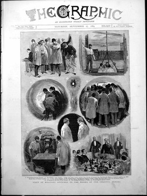 Old Visit Military Officers Works Channel Tunnel Underground Bore 188 Victorian