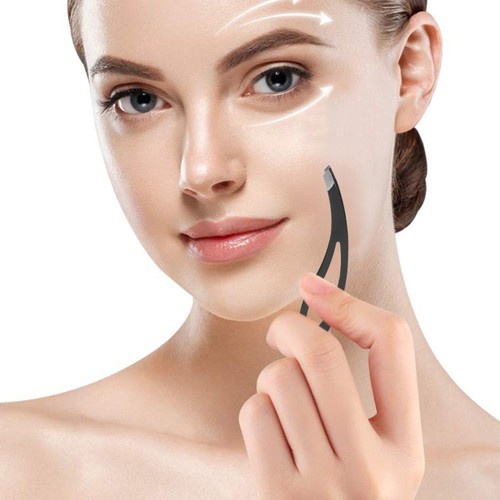 Pinzas profesionales clips para cejas hombre y mujer recorte de precisión - Imagen 4 de 12