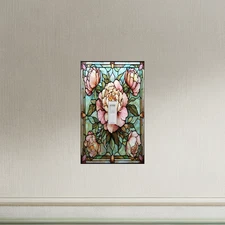 Stained Glass Peony Light Switch Plates Outlet cover rocker plate home decor