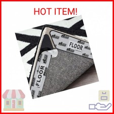 Rug Gripper Pads Prevent Area Rugs from Curling, Double-Sided Stickers Hold Down