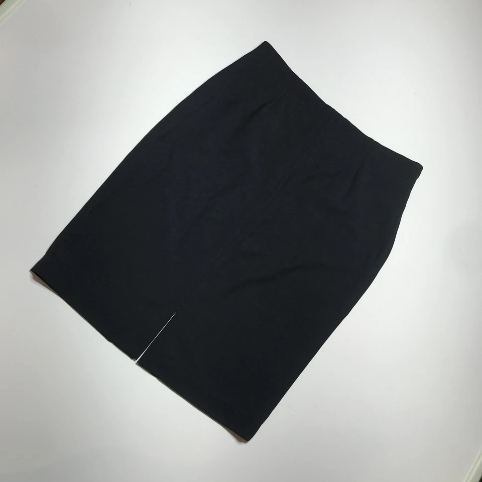 NY коллекции женщин эластичной черный карандаш юбка спереди и сзади вентилируемый карьера Sz 12 - Изображение 2 из 4