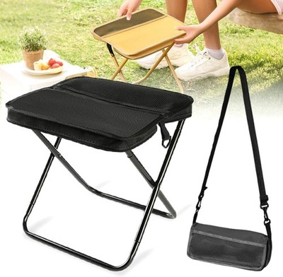 Portable Foldable Backpack Stool,Foldable Travel Stool Bag,Carry