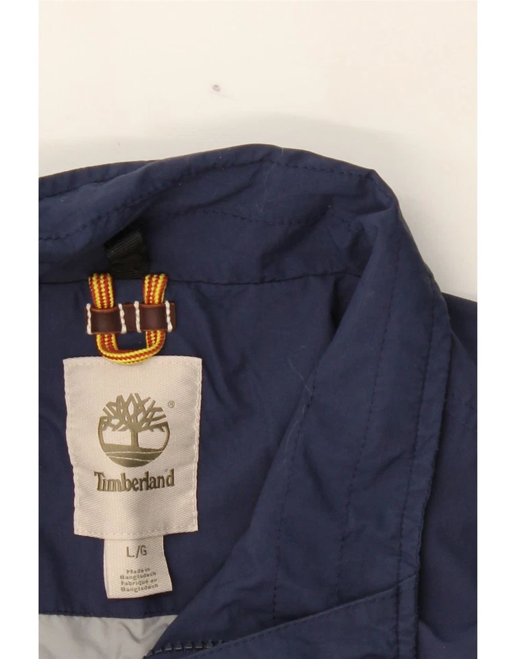 TIMBERLAND Mens Utility Jacket UK 40 Large Navy Blue Nylon DJ50 - Image 3 of 3