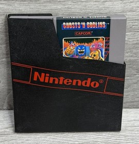 Ghosts 'n Goblins [5 Screw] VG Refurb + 1yr Warranty Nintendo NES Polished Pins