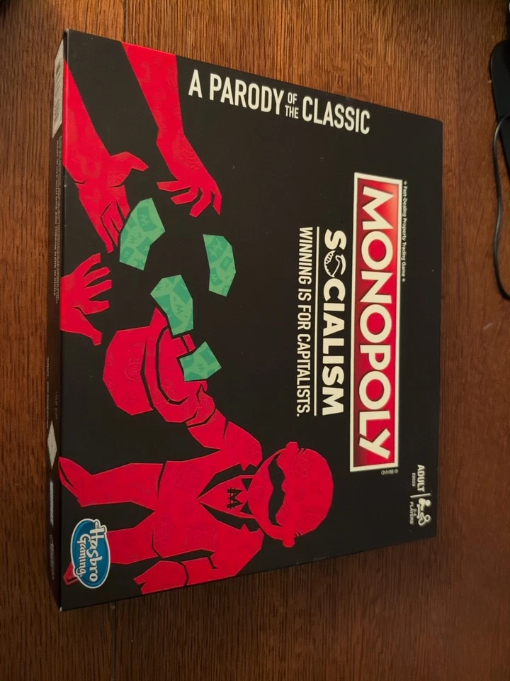 Hasbro Monopoly Socialism Parody Board Game New Opened Box - Image 2 of 4