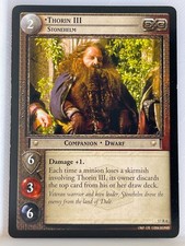LORD OF THE RINGS TCG RISE OF SARUMAN RARE CARD 17R6 THORIN III lp