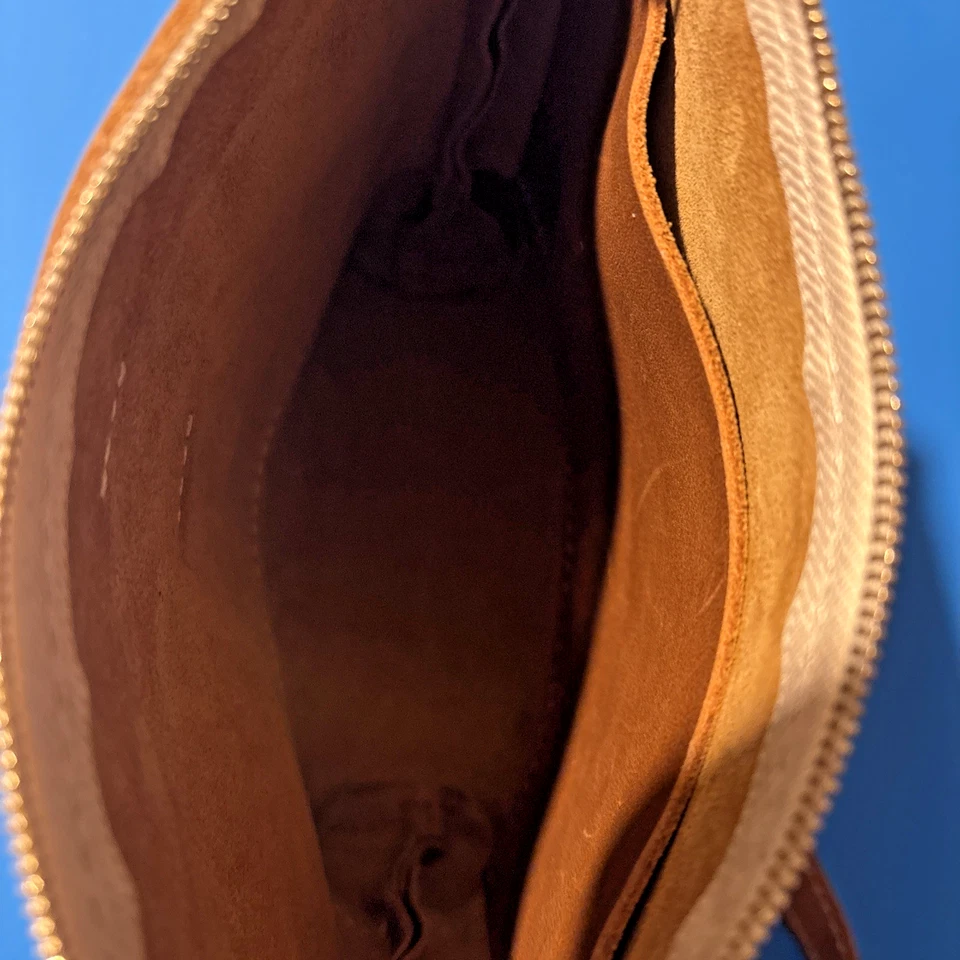 Bolso Bandolera PORTLAND LEATHER GOODS Cuero Festival Marrón Castaño Foto 4 de 4