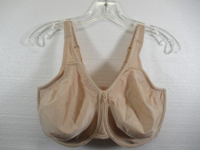 Wacoal Basic Beauty Unlined Bra 38H Beige Underwire Full Figure 855192