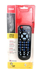 RCA Universal Remote Control Model RCR504BZ 4 Device Controls TV SAT/CBL VCR DVD