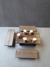 Playmobil Zubehör | Bierbänke Tisch Bier  Mittelalter | Magd | Ritter