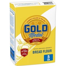 Gold Medal Premium Quality Bread Flour for Baking, 5 lb
