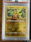 🔥🔥🔥2022 POKEMON SWORD & SHIELD LOST ORIGIN #052 Reverse Holo PIKACHU PSA 8