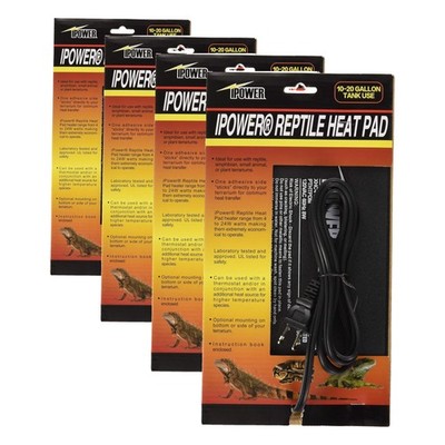 iPower Reptile Heat Pad 6X8 Inch 8W Under Tank Terrarium Warmer Heating Mat for