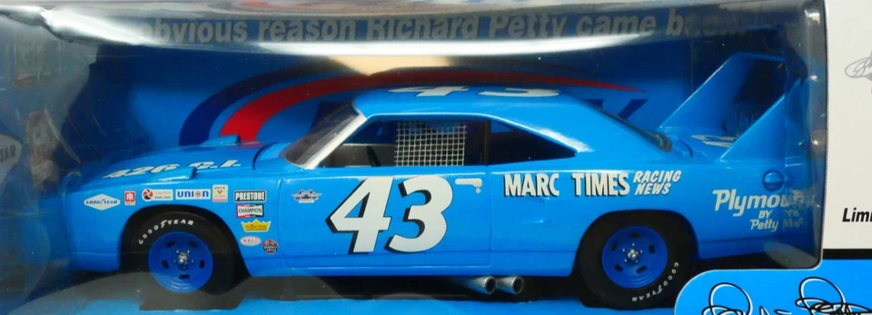 RC2 Richard Petty 1970 Plymouth Superbird #43 Marc Times Racing News 1/18 - Image 2 of 4
