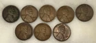 Better Date Wheat Cents (2x 1909, 1909-VDB, 2X 1910-S, 1912-S, 1914-S, 31-D)