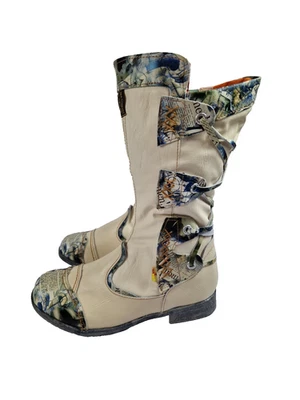 TMA EYES Damen Boots Stiefel Leder Gr.40, Neu !!