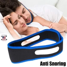 Snore Stop Anti Snoring Chin Strap Sleep Apnea Belt Snoreless Sleep Jaw Solution