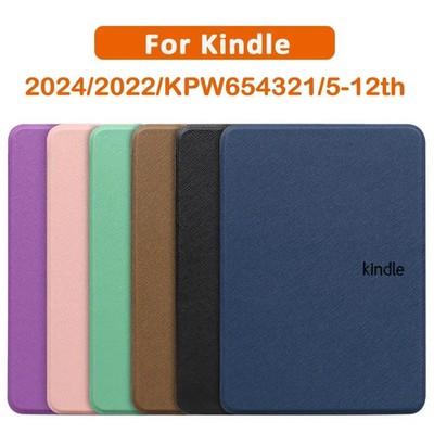 For Amazon Kindle Paperwhite 5/6/7th 10th 11/12th Gen Smart Leather Case Cover