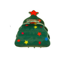 NEW Small Christmas Tree Hair Claw Hair Clip Hair Accessories Holiday Gift Cute