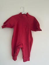 Vintage 80s Toddler Wibbies Jumpsuit 100% Cotton Size 18 months Made in USA