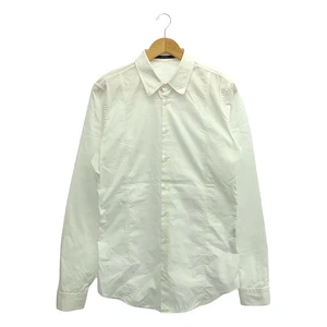 GUCCI Chemise habillée col régulier skinny / panel 40(15 3/4) Blanc HommeGUC