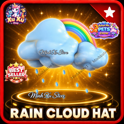   Rainbow Maker + Rain Cloud Hat Adopt Item Cheap For Sale   Fast Delivery  