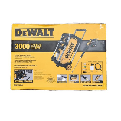 #ad DEWALT DWPW3000 3000 MAX PSI 1.1 GPM Brushless Electric Jobsite Pressure Washer $363.99