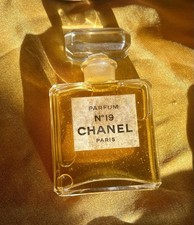 Collectible Vintage Chanel No. 19 Pure Perfum 1/2oz: Deep, Rich Fragrance 