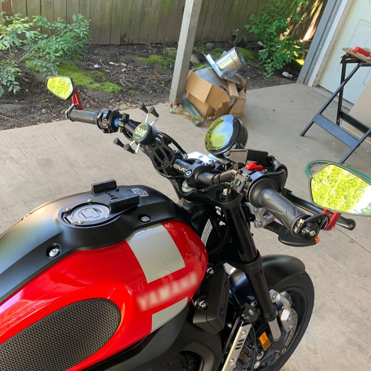 Motorcycle Motorbike Bar End Mirrors Custom For Triumph Speedmaster Cafe Racer - Picture 10 of 11