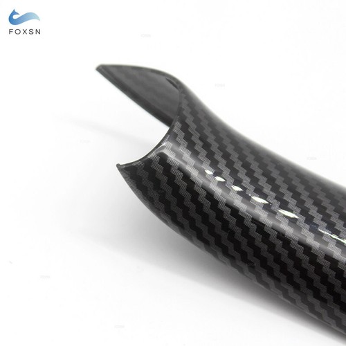 For BMW X5 X6 E70 E71 F15 F16 Left&R Door Handle Panel Pull Cover Carbon Texture - Picture 4 of 14