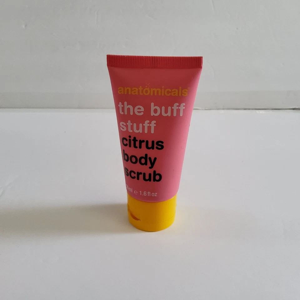 Lote de 4 exfoliantes corporales anatómicos The Buff Stuff cítricos 1,6 oz, 50 ml Foto 2 de 3