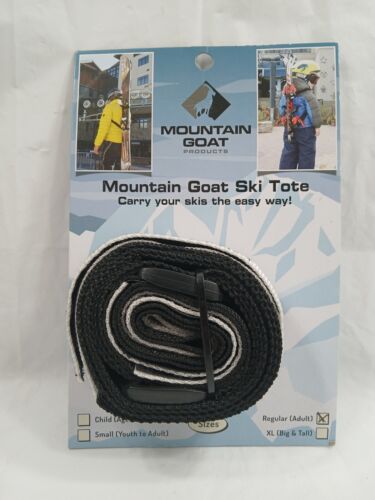 Mountain Goat Ski Tote Ski Carrier Backpack Sling for Hands Free Ski Hiking - Picture 1 of 4