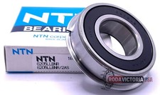 NTN 6205 LLB NR BALL BEARING, RUBBER SEALED SNAP RING 25x52x15mm
