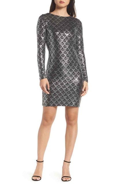 michael kors silver dress