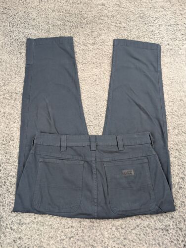 Colorado Clothing Pants Men 34x30 Blue Canvas Carpenter Relaxed Fit Workwear
