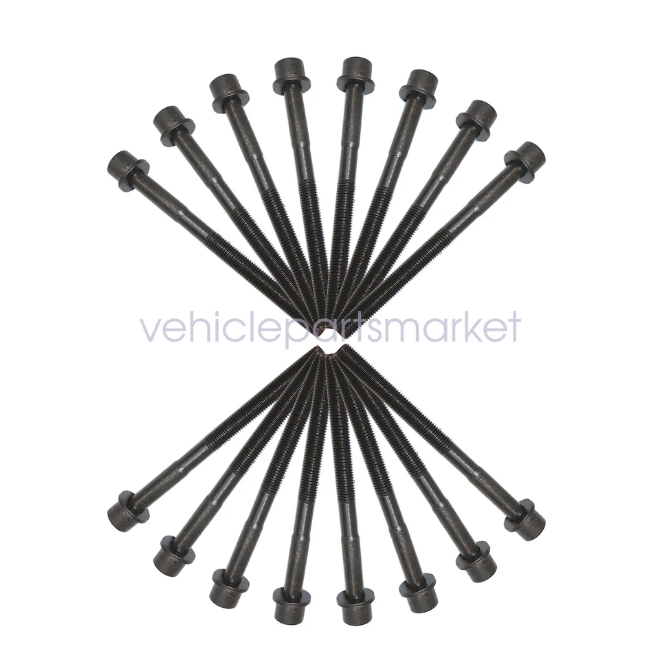 10 Pcs Head Bolt Kit Fit 2005-2014 Toyota 4Runner Tundra Tacoma Avalon - Image 3 of 4