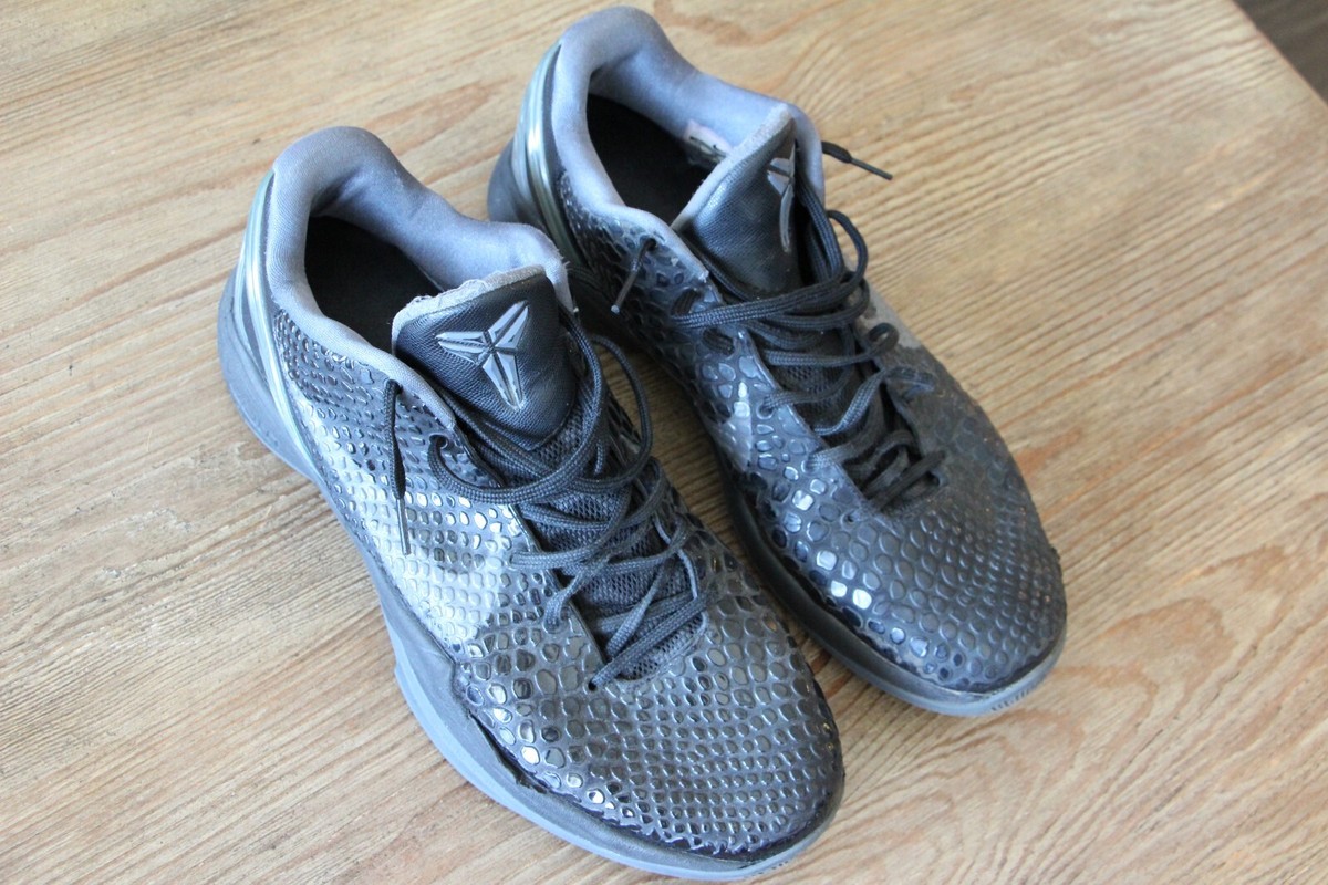 Size 13 - Nike Zoom Kobe 6 Blackout for sale online | eBay