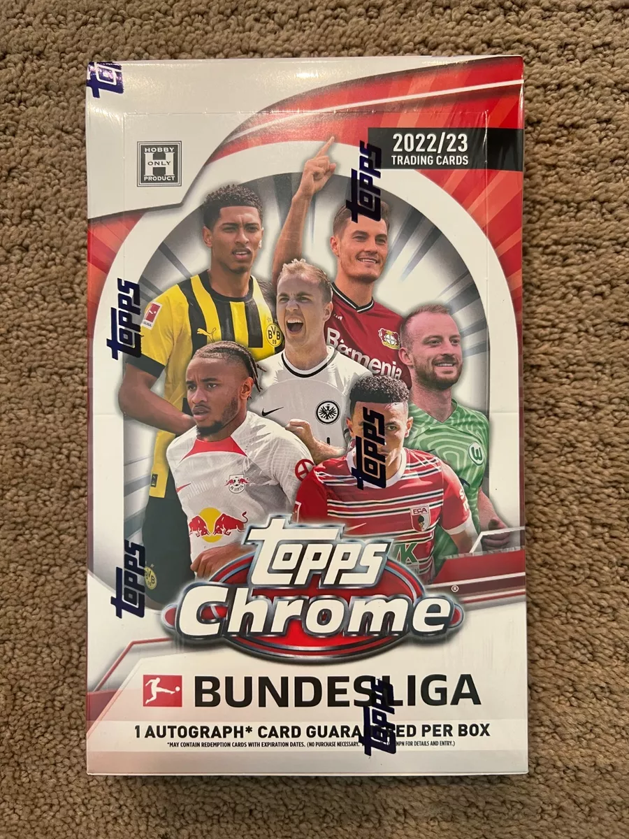 2022-23 Topps Chrome Bundesliga Soccer Hobby Box