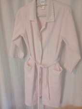 Collette Miss Elaine Robe and Sleeveless Nightgown Set Pale Pink Small. Vintage
